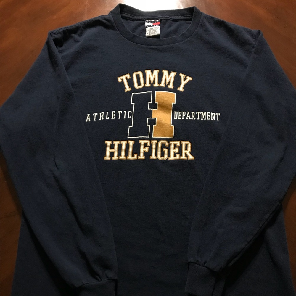COPY - Vintage 90s Tommy Hilfiger Navy Shirt Size XL